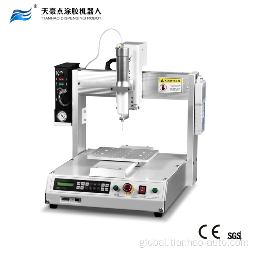 Automatic 3 Axis Desktop Robot Benchtop dispensing machine for 50ml dual cartridge  packing ab glue epoxy Manufactory